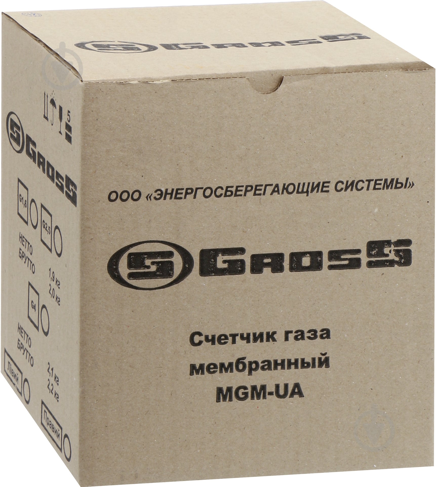 Счетчик газа Gross GAS MGM-UA G 2,5 - фото 2
