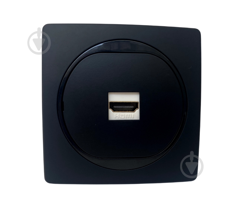 Розетка HDMI Aling-Conel Eon IP20 черный матовый E6163.E1 - фото 1