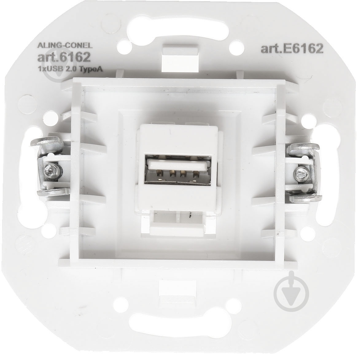 Розетка USB Aling-Conel Eon белый E6162.0 - фото 4