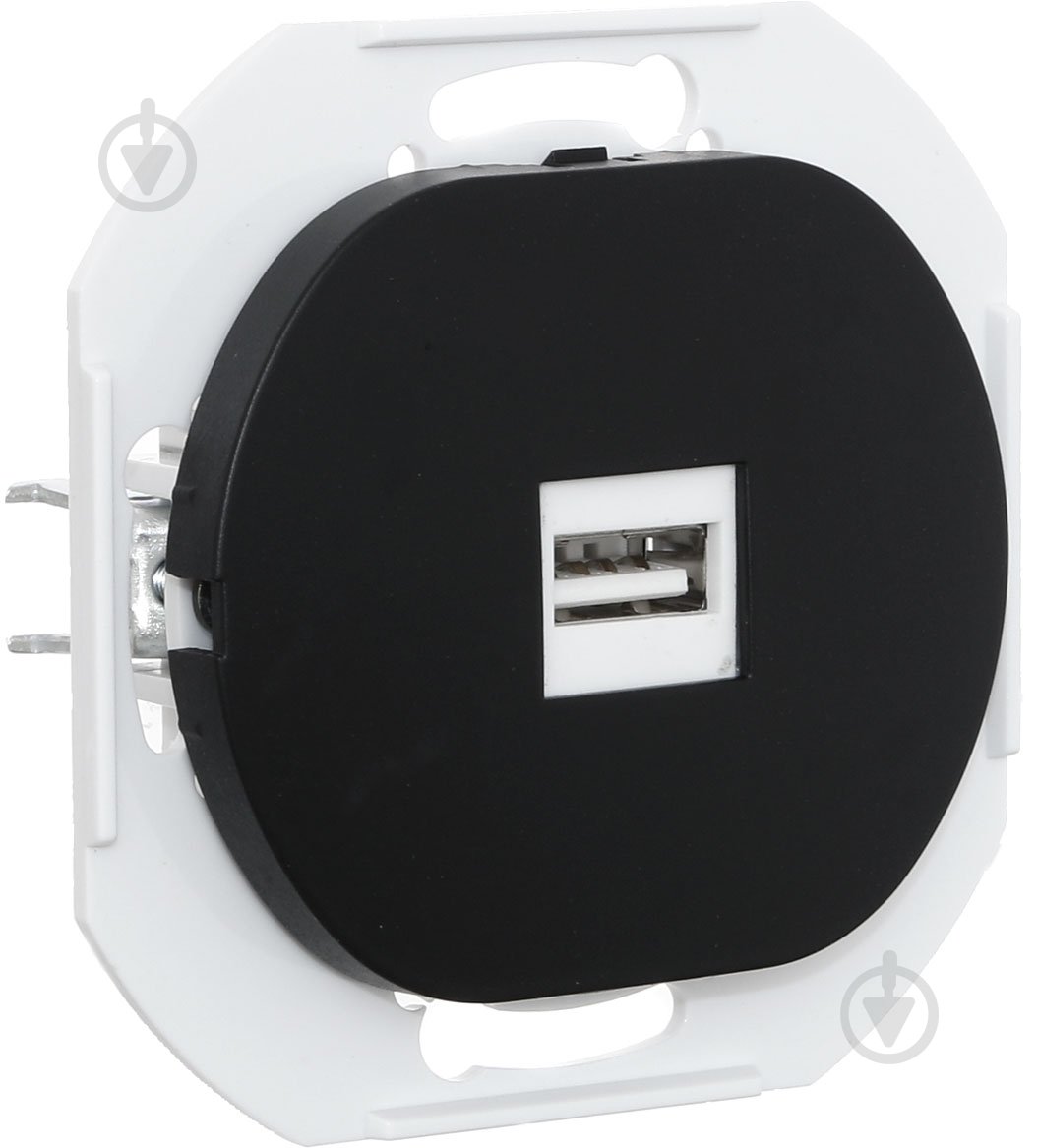 Розетка USB Aling-Conel Eon черный E6162.E1 - фото 2