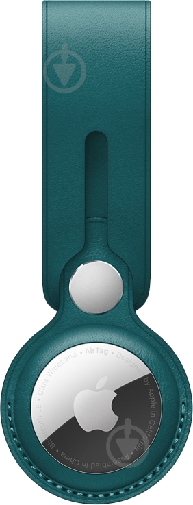 Чехол-брелок Apple AirTag Leather Loop - Forest Green (MM013ZM/A) - фото 1