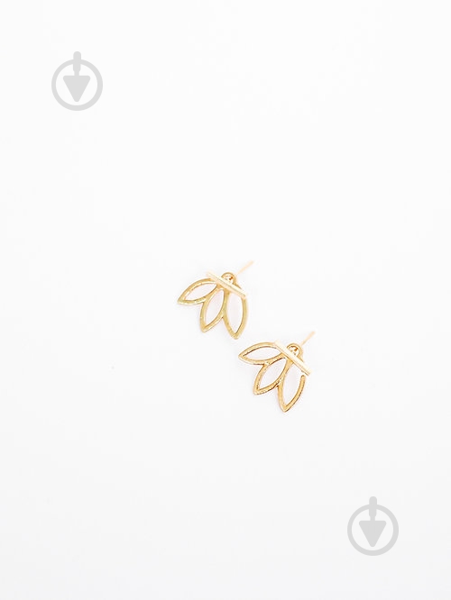 Серьги-пусеты MISO accessory листочек - фото 2