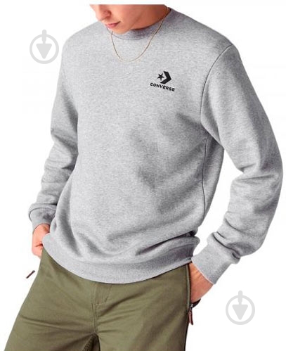 Свитшот Converse 10008816-035 р. 2XL серый - фото 1