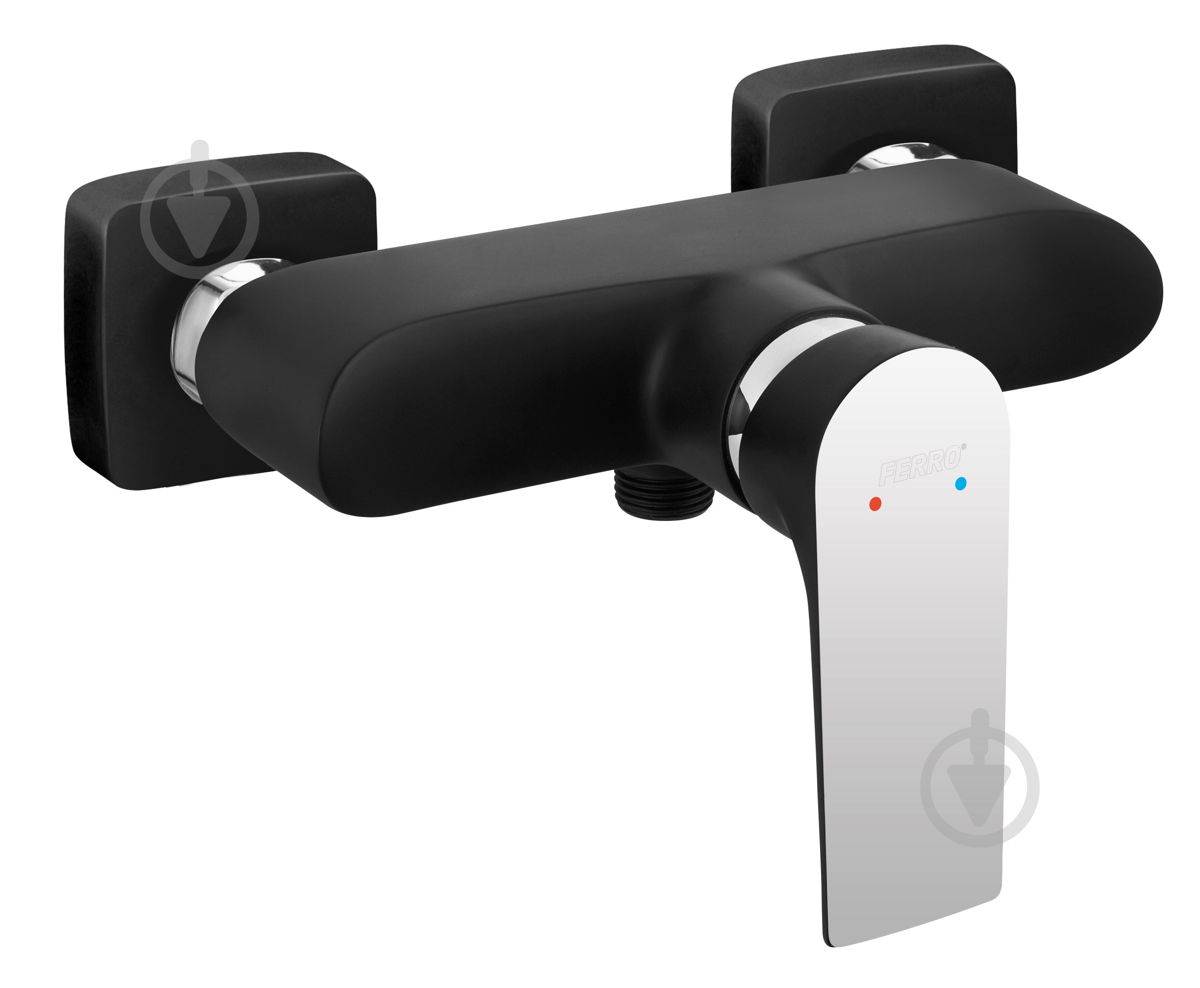 Смеситель для душа Ferro Algeo Square BAQ7BLC - фото 1 Смеситель для душа Ferro Algeo Square BAQ7BLC - фото 1