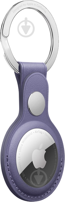Брелок Apple AirTag Leather Key Ring Wisteria (MMFC3ZM/A) - фото 3