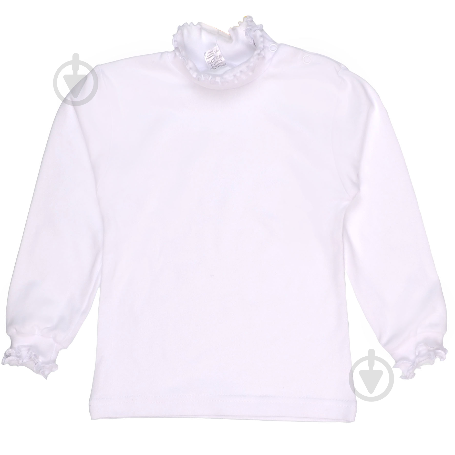 Гольф для девочки Татошка 02676бел р.134 белый - фото 1