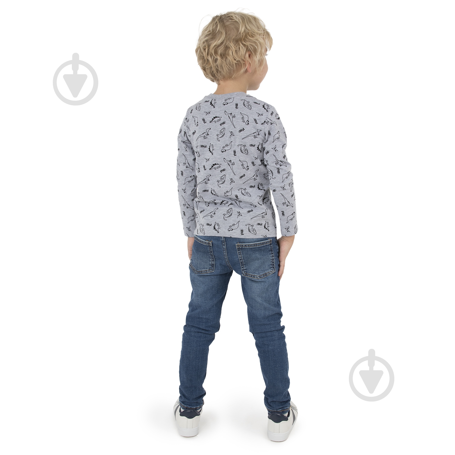 Джемпер для мальчика Funtime р.104 серый с принтом - фото 3