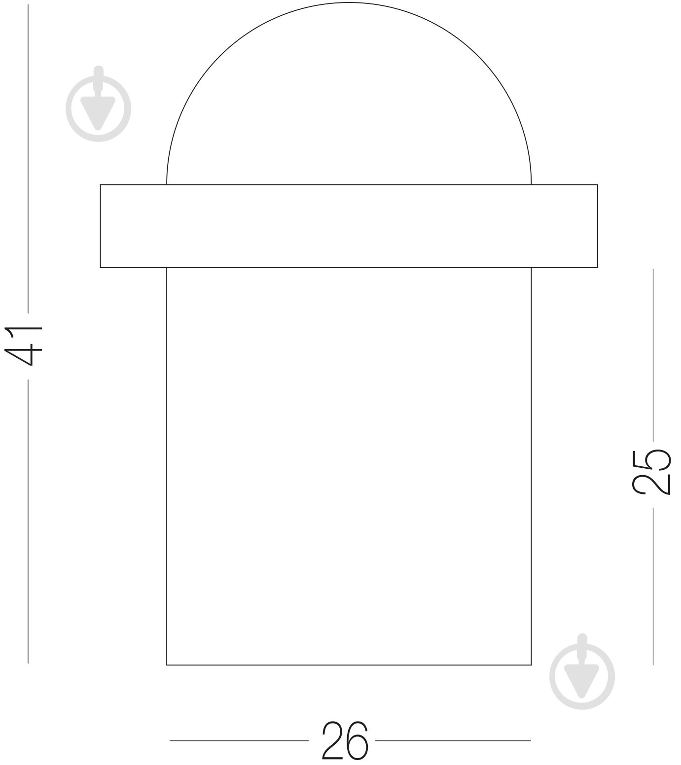 Стопор дверной MVM M-38L черный - фото 3