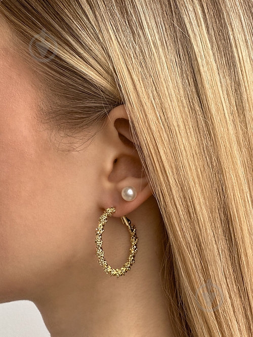 Серьги MISO accessory открытые объемные - фото 2 Серьги MISO accessory открытые объемные - фото 2