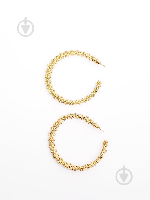 Серьги MISO accessory открытые объемные - фото 1 Серьги MISO accessory открытые объемные - фото 1