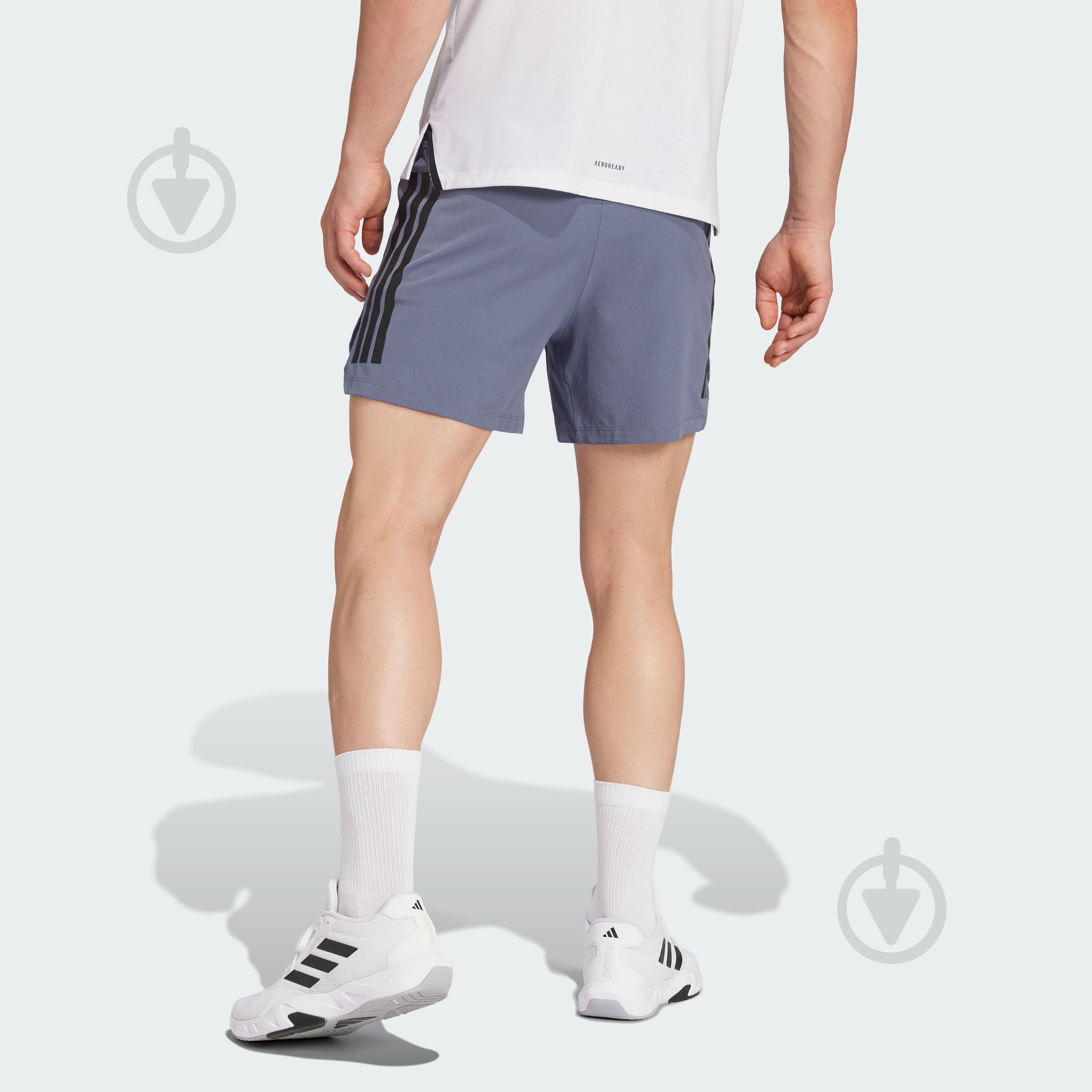 Шорти Adidas POWER 3S SHORT JE8236 р. S сірий - фото 2 Шорти Adidas POWER 3S SHORT JE8236 р. S сірий - фото 2