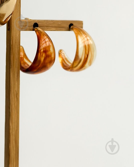 Серьги MISO accessory полукольца - фото 1 Серьги MISO accessory полукольца - фото 1