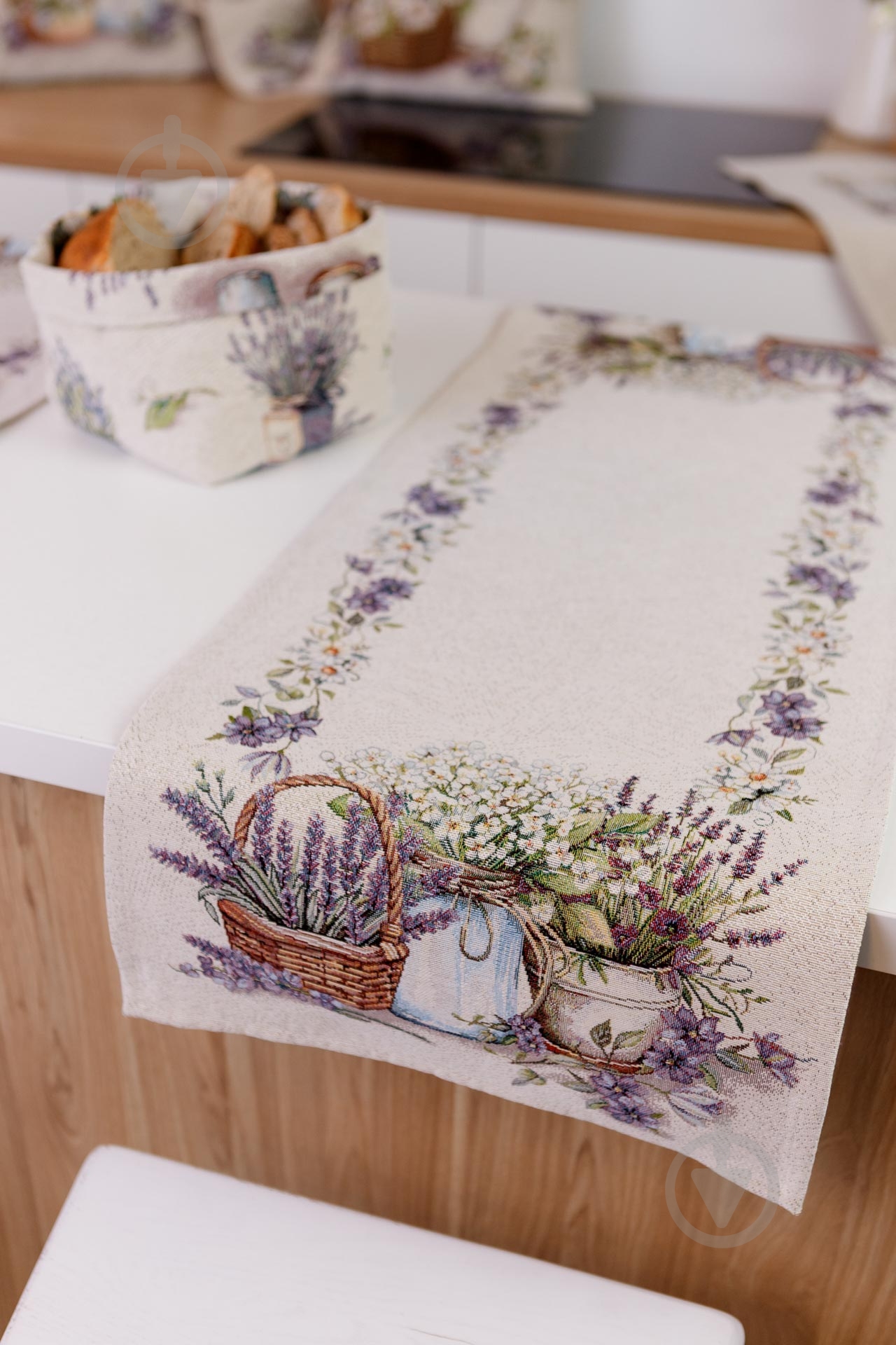 Ранер Provence 35x100 см молочний Прованс - фото 5
