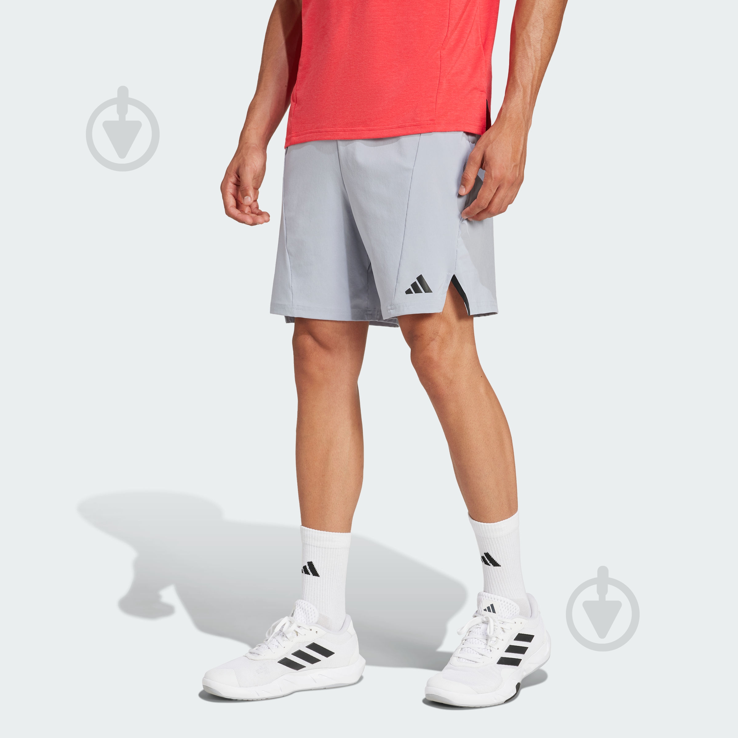 Шорты Adidas D4T SHORT JP0924 р. S серый - фото 1