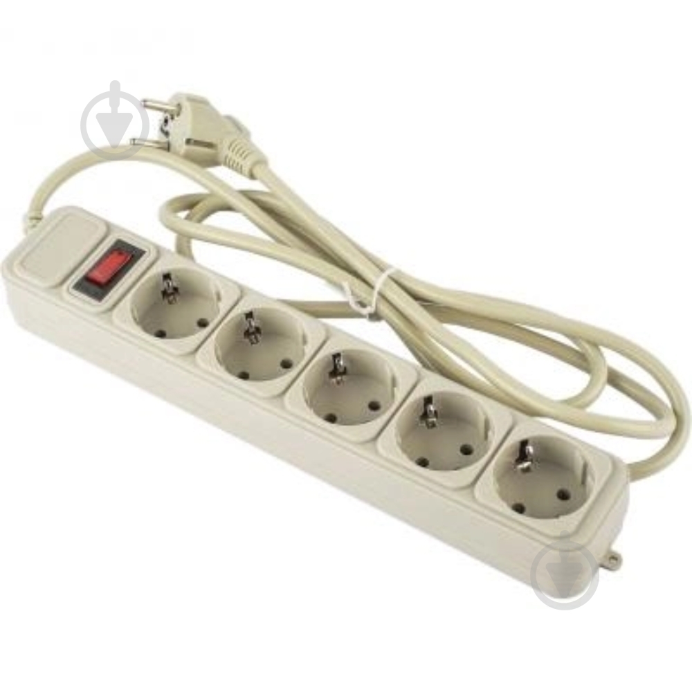 Удлинитель Ultra с заземлением 5 гн. серый 3 м SSG5-3 - фото 1 Удлинитель Ultra с заземлением 5 гн. серый 3 м SSG5-3 - фото 1