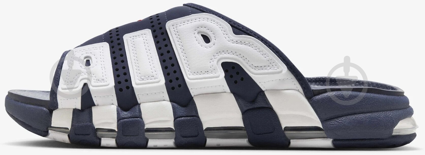 靴 Nike Air More Uptempo Slide FQ8699-400 ᐉ Шлепанцы Nike Nike Air More Uptempo FQ8699-400 р.44 синий