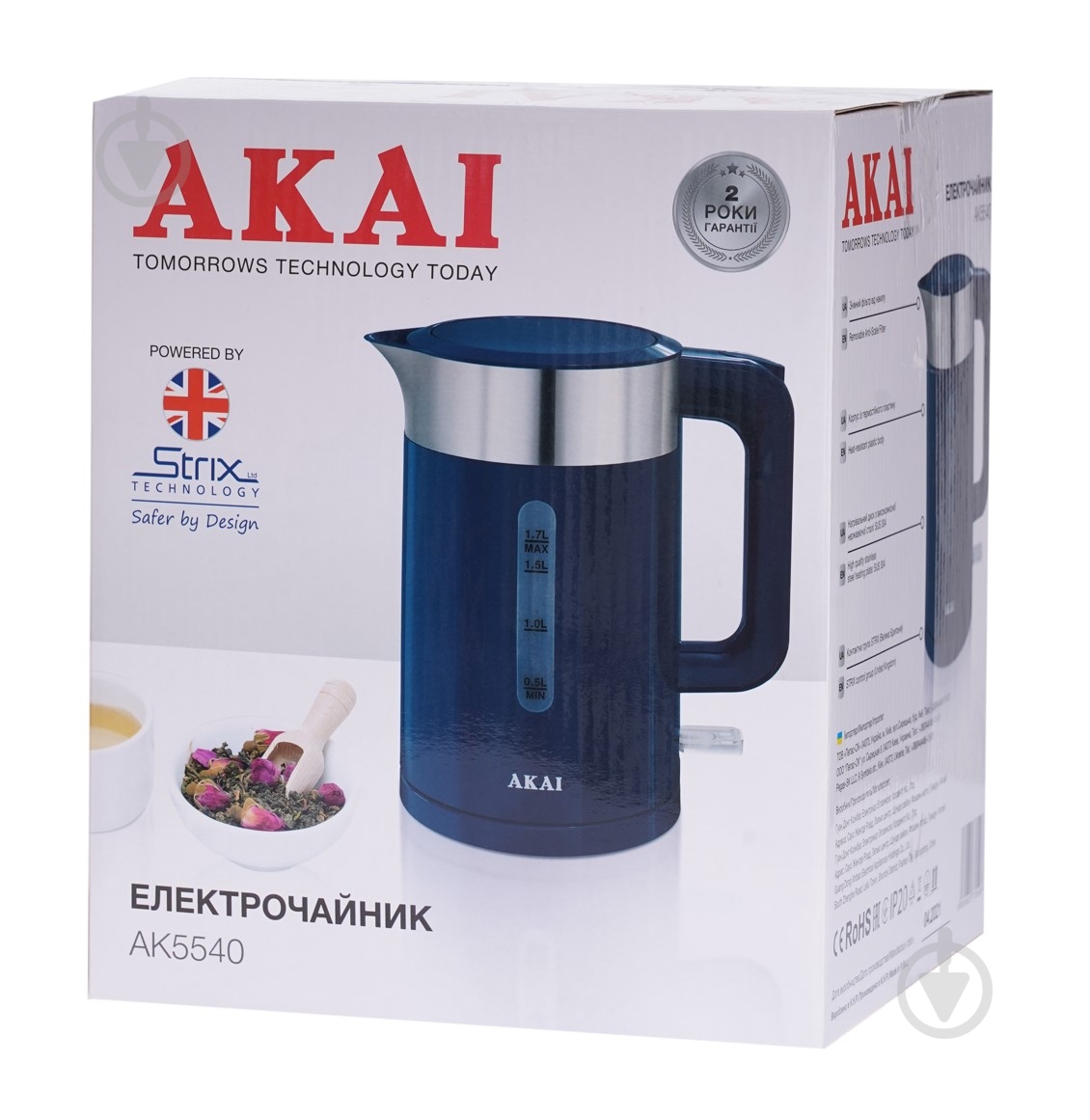 Электрочайник Akai AK5540 - фото 8 Электрочайник Akai AK5540 - фото 8