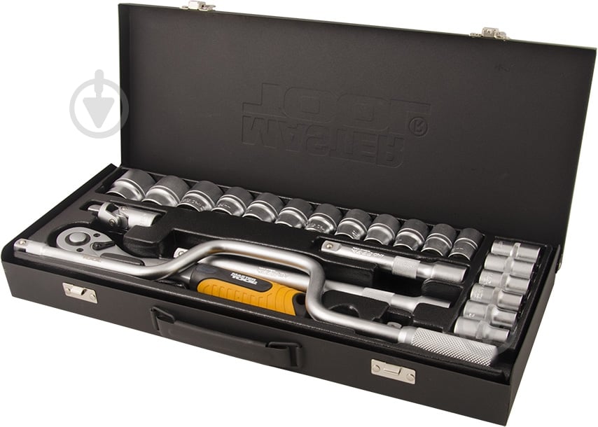 Набор головок 1/2” MASTER TOOL 24 шт. 78-4125 - фото 1