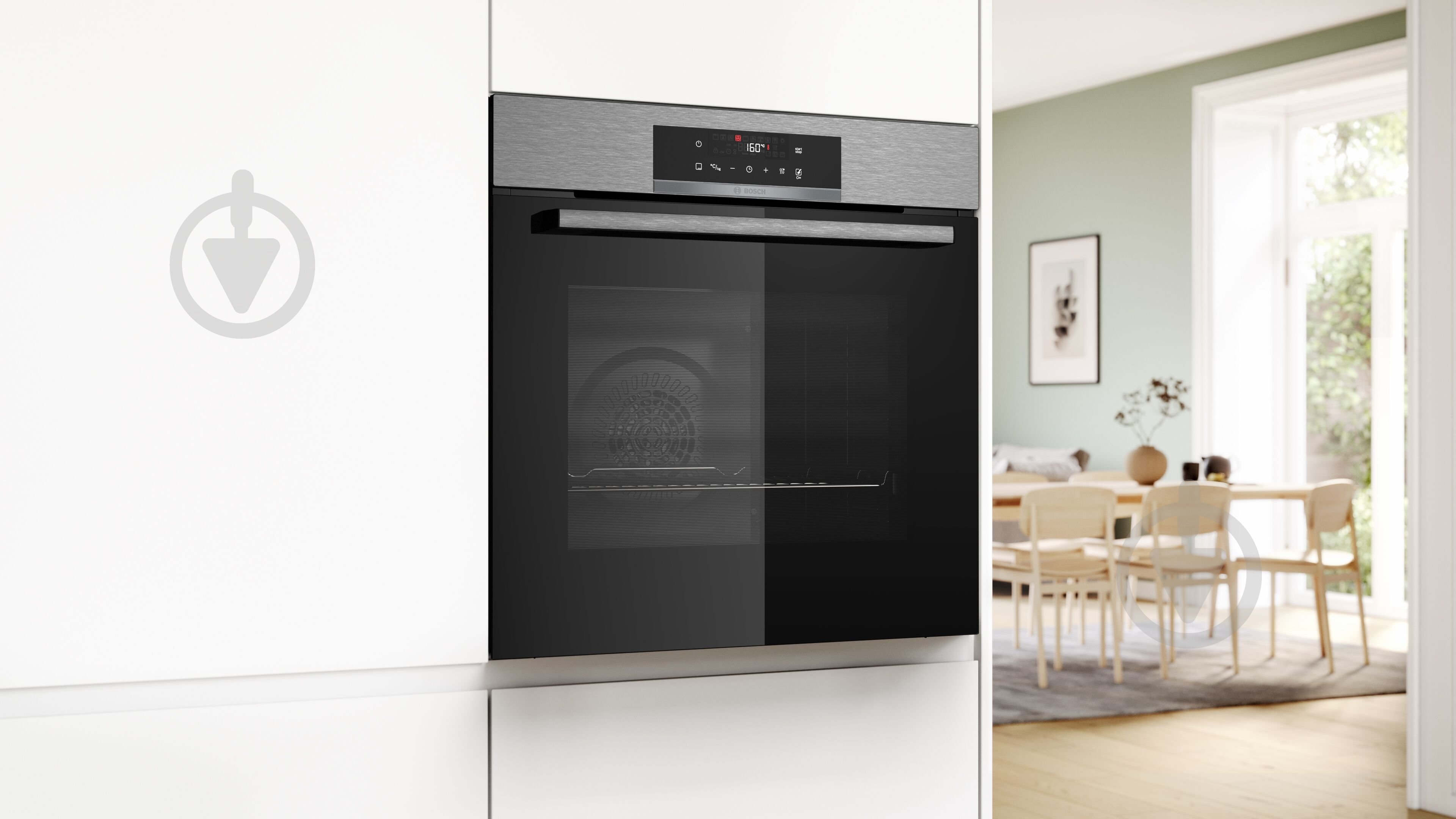 Духова шафа Bosch електрична вбудована HBG572ES3 - фото 5