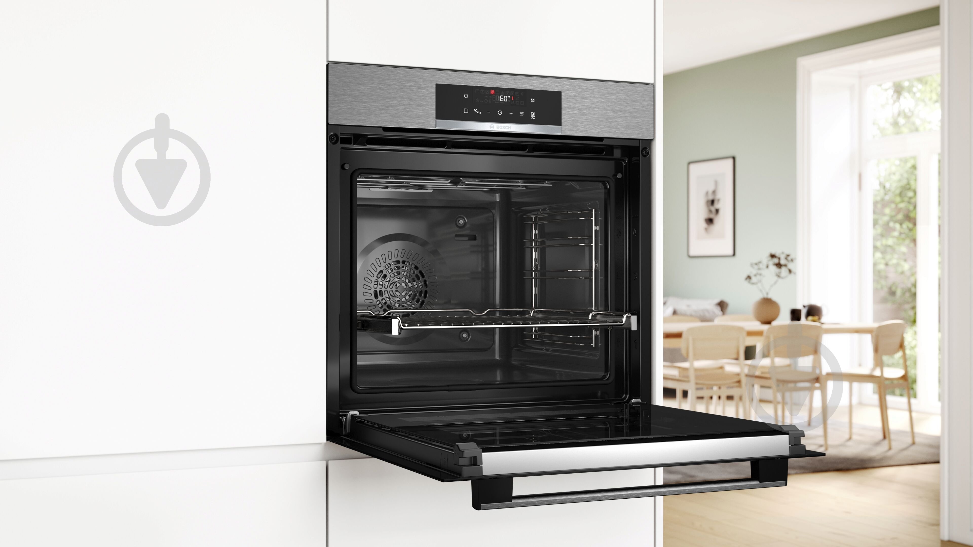 Духова шафа Bosch електрична вбудована HBG572ES3 - фото 4