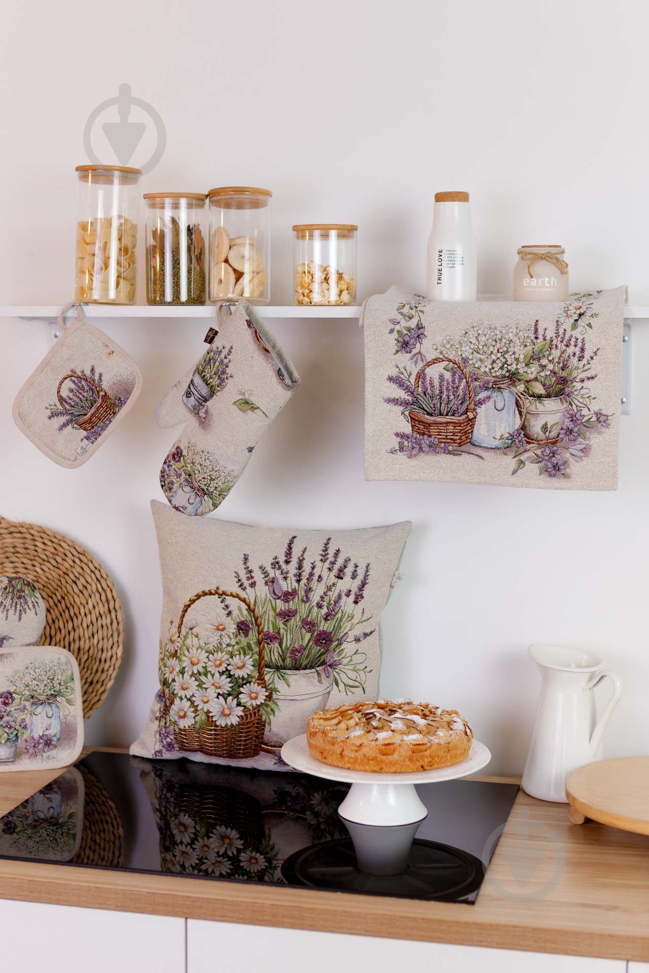 Подушка декоративная Ромашки в корзине Provence 45x45 см молочный Прованс - фото 6 Подушка декоративная Ромашки в корзине Provence 45x45 см молочный Прованс - фото 6