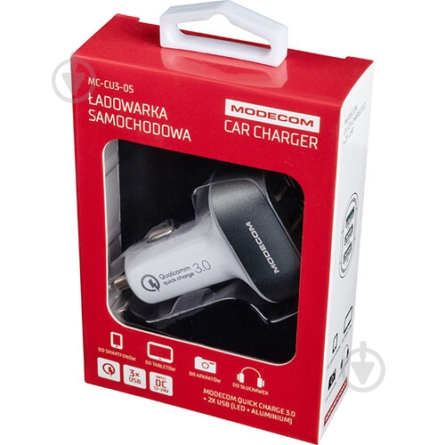 Автомобильное зарядное устройство Modecom MC-CU3-05 - фото 4