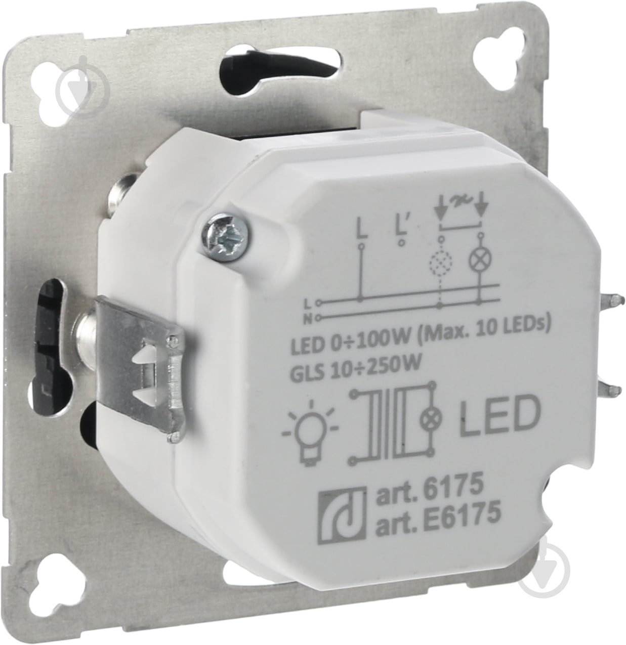 Світлорегулятор Aling-Conel Eon LED 100 Вт 20 IP чорний матовий E6175.E1 - фото 4 Світлорегулятор Aling-Conel Eon LED 100 Вт 20 IP чорний матовий E6175.E1 - фото 4