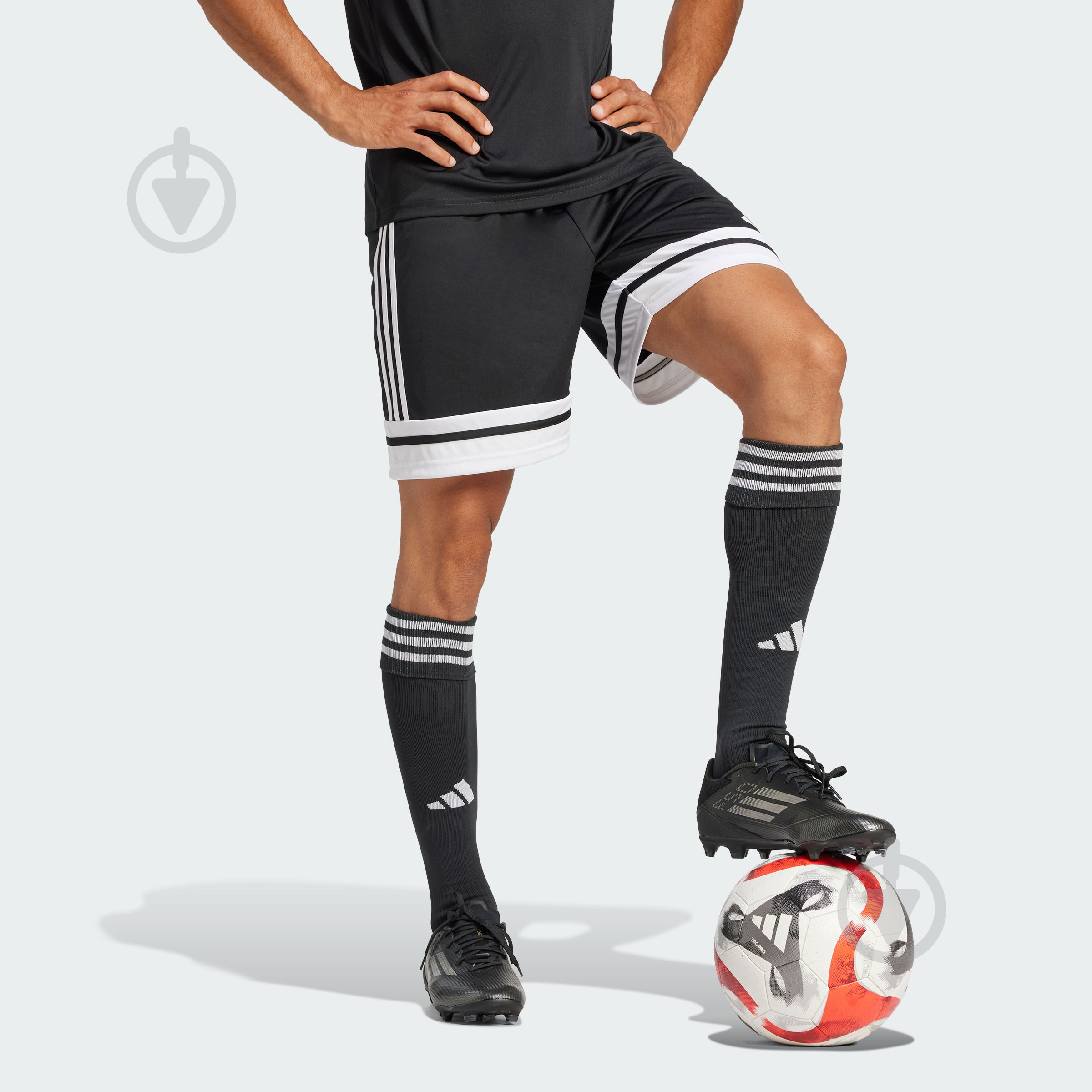 Шорти Adidas SQUA25 SHO M JH3402 р. S чорний - фото 5 Шорти Adidas SQUA25 SHO M JH3402 р. S чорний - фото 5