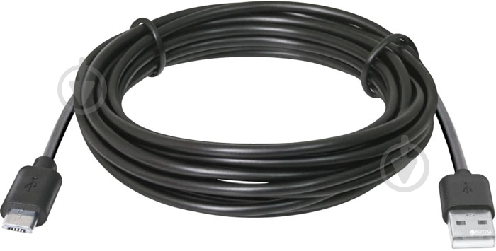 Кабель Defender USB – microUSB 3 м черный (87469) - фото 1