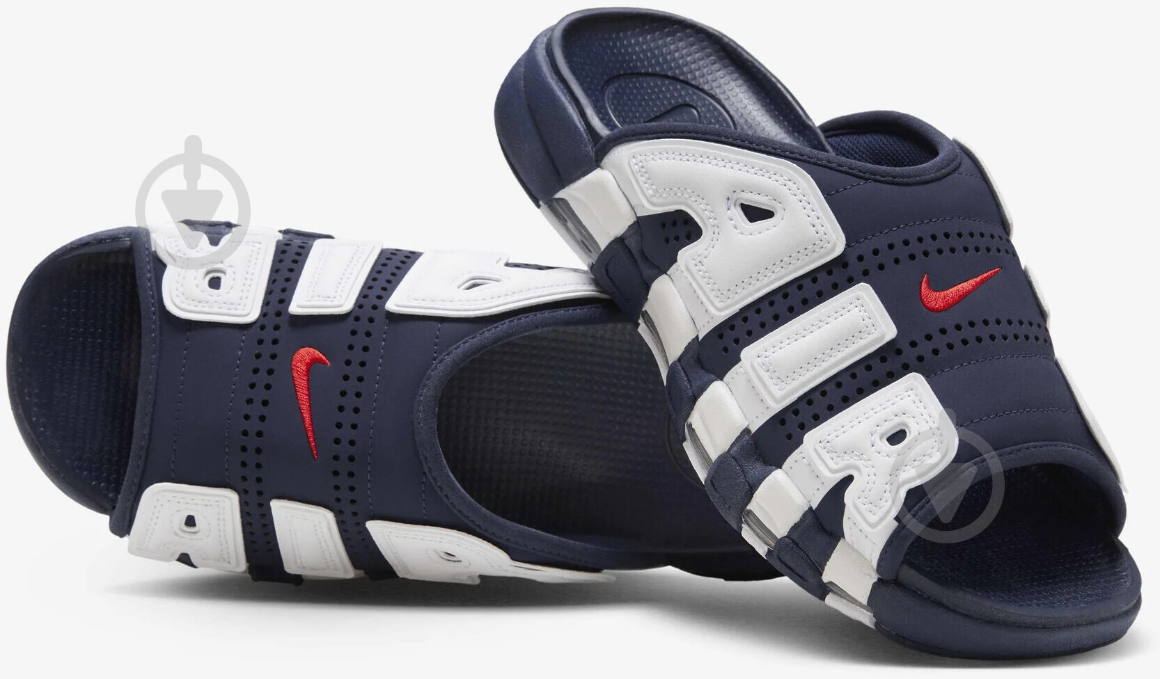 Шльопанці Nike Nike Air More Uptempo FQ8699-400 р.47,5 синій - фото 3 Шльопанці Nike Nike Air More Uptempo FQ8699-400 р.47,5 синій - фото 3