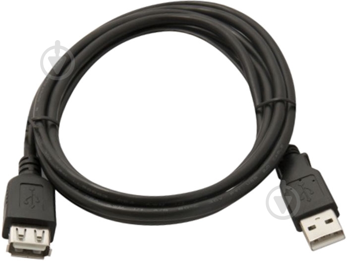 Кабель Defender USB Am – USB Af 1,8 м черный (87456) - фото 1