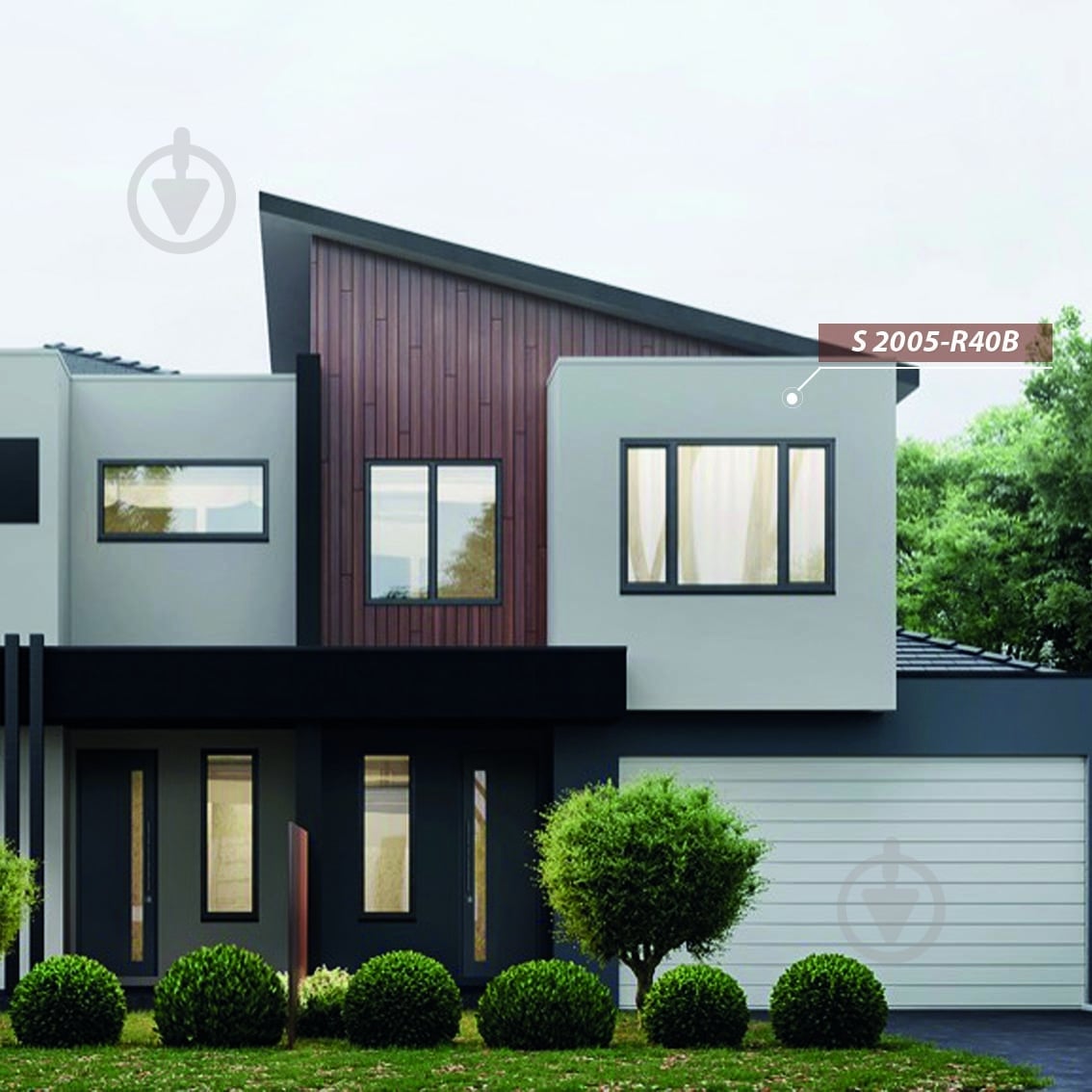 Рельєфна фарба силіконова Feidal Struktur Fassad Farbе мат білий 10 л - фото 5