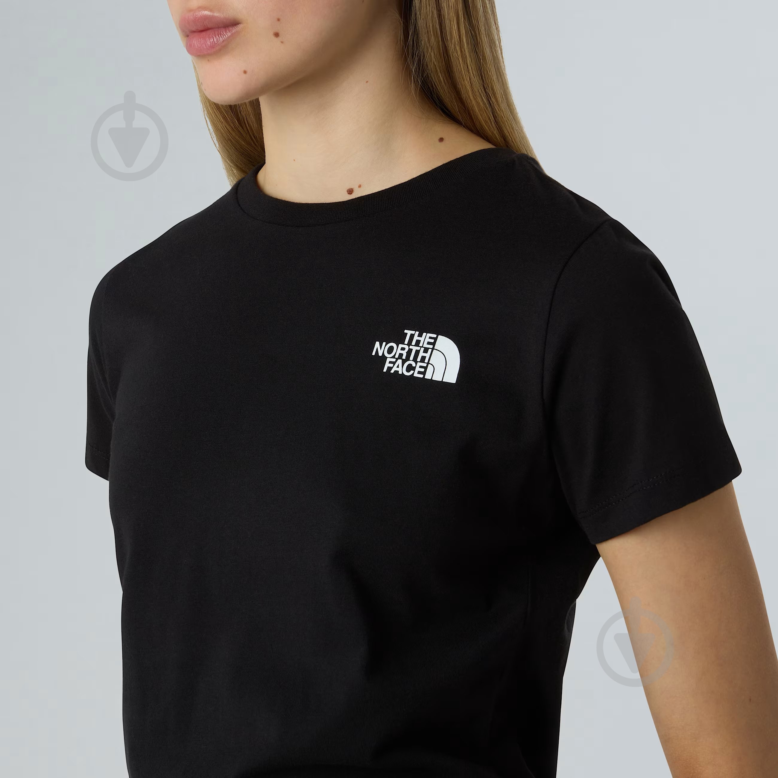 Футболка THE NORTH FACE W SS BOX NSE SLIM TEE NF0A87NMJK31 р.XS чорний - фото 3
