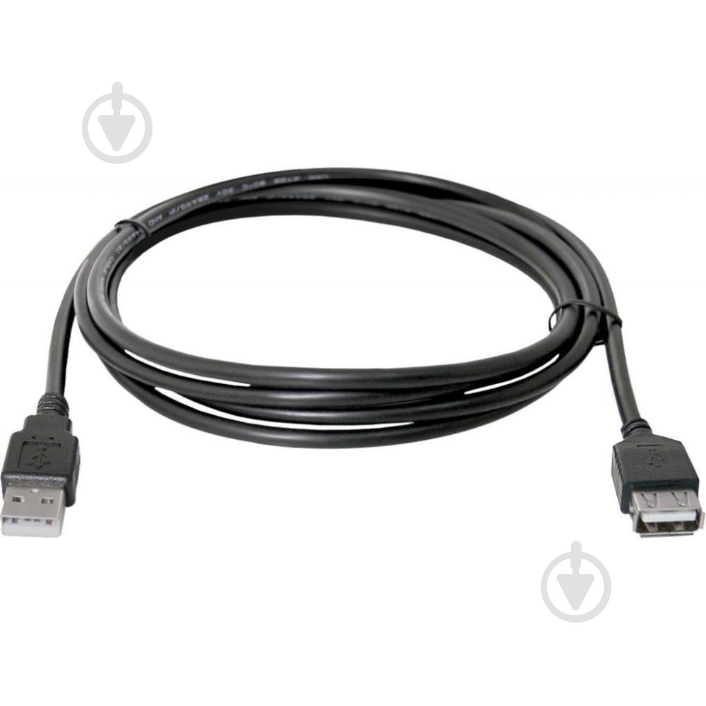 Кабель Defender USB Am – USB Af 3 м черный (87453) - фото 1
