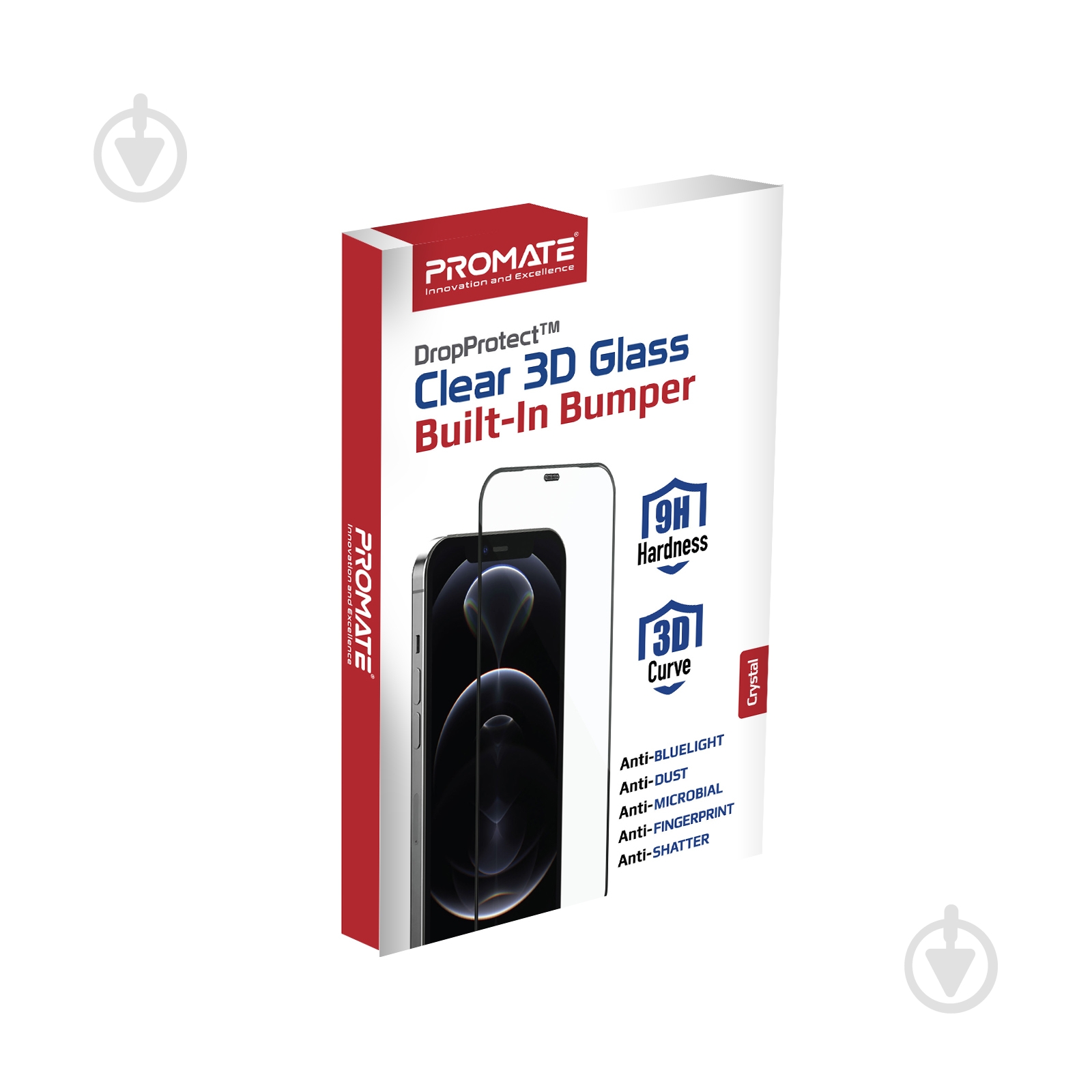 Защитное стекло Promate для iPhone 12 Pro Max (crystal.12max) - фото 7