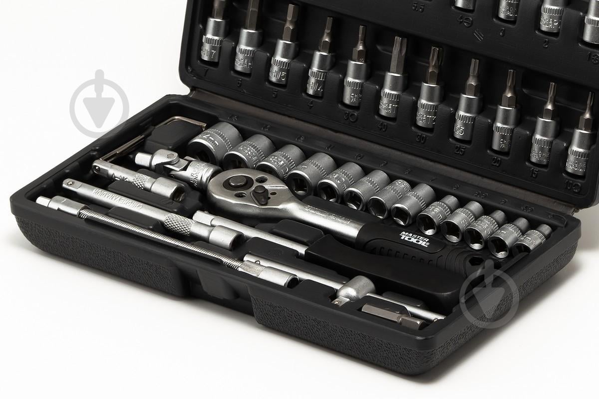 ᐉ Набор головок 1/4” MasterTool 46 шт. 78-6046 • Купить в Киеве