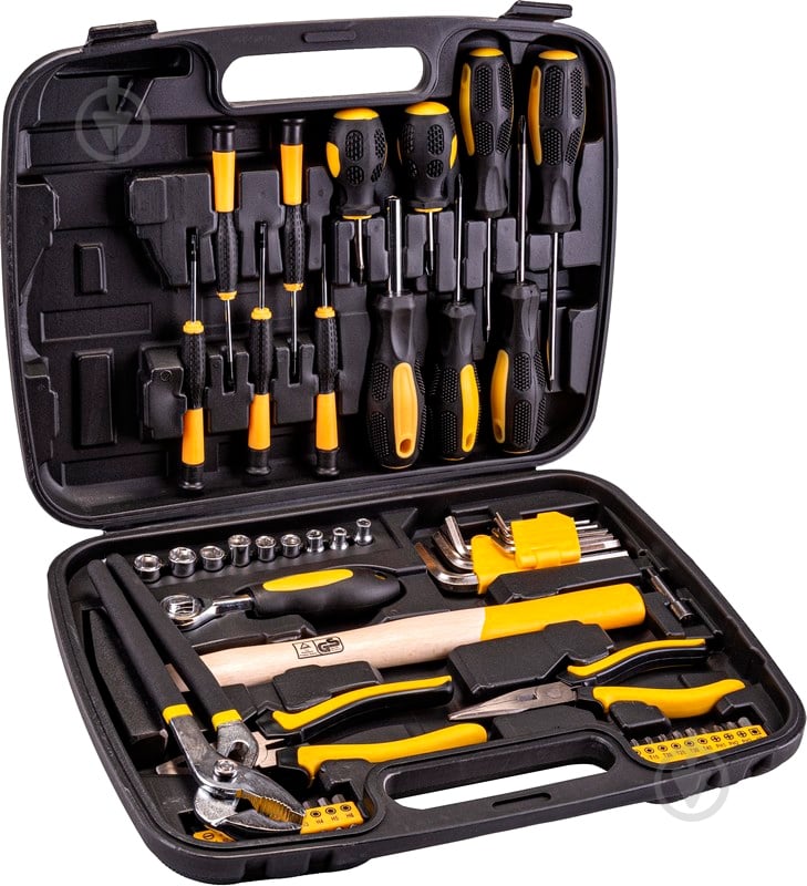 Набор ручного инструмента MasterTool 57 шт. 78-0357 - фото 1
