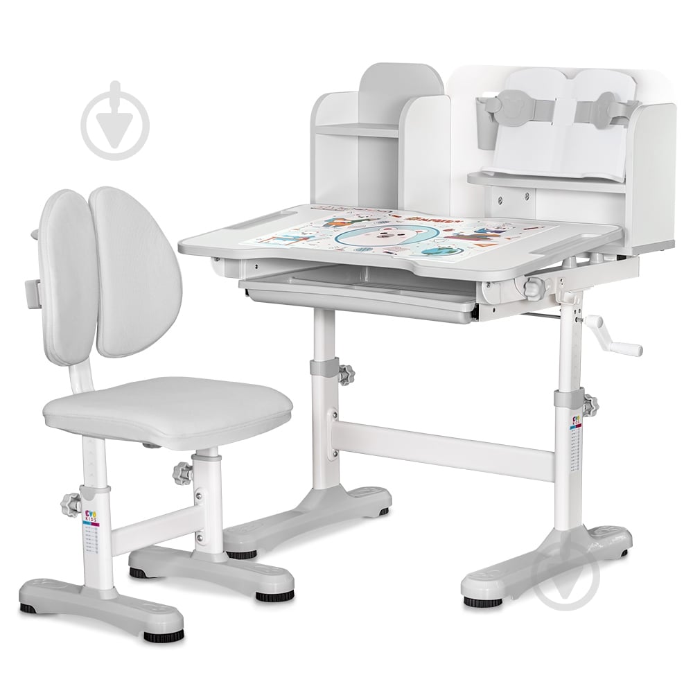 Комплект мебели детский Evo-kids BD-28 Panda Grey - фото 1