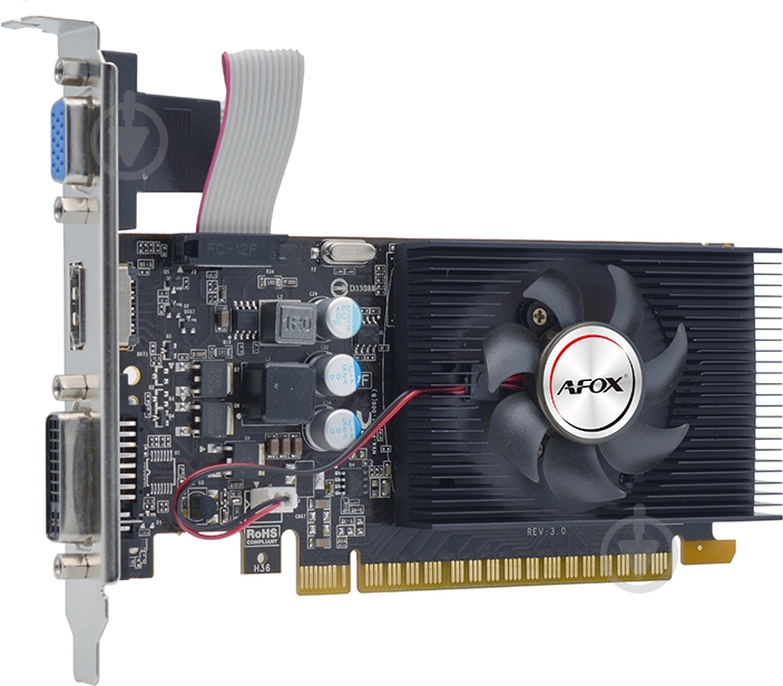 Видеокарта AFOX 1GB DDR3 128bit (AF240-1024D3L2) - фото 2 Видеокарта AFOX 1GB DDR3 128bit (AF240-1024D3L2) - фото 2
