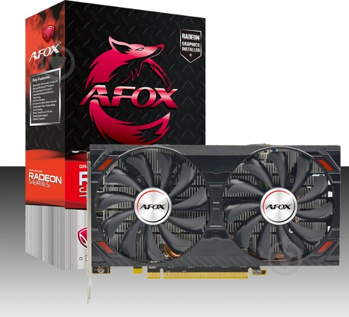 Видеокарта AFOX PCI-Ex Radeon RX 5500 XT 8GB GDDR6 8GB GDDR6 128bit (AFRX5500XT-8GD6H4) - фото 5