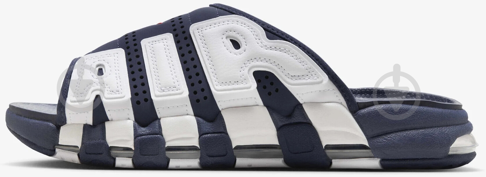 Шльопанці Nike Nike Air More Uptempo FQ8699-400 р.42,5 синій - фото 1 Шльопанці Nike Nike Air More Uptempo FQ8699-400 р.42,5 синій - фото 1
