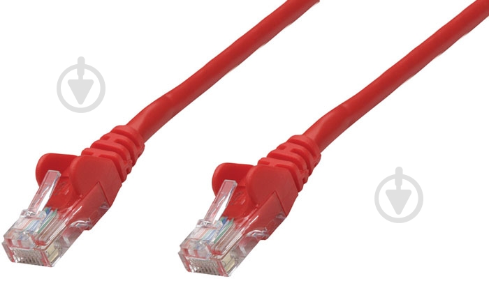 Патч-корд Intellinet UTP 0,25 м красный (737326) Cat.5e - фото 1 Патч-корд Intellinet UTP 0,25 м красный (737326) Cat.5e - фото 1