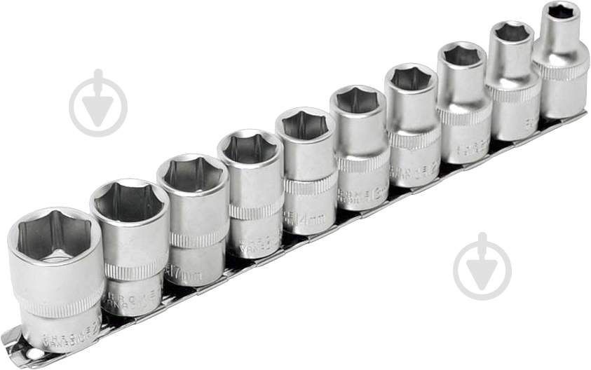 Набор головок 1/2” MASTER TOOL 10 шт. 78-1210 - фото 1
