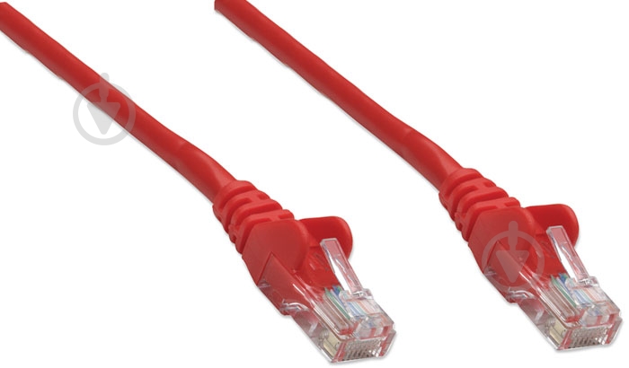 Патч-корд Intellinet UTP 15 м червоний (320603) Cat.5e - фото 1 Патч-корд Intellinet UTP 15 м червоний (320603) Cat.5e - фото 1