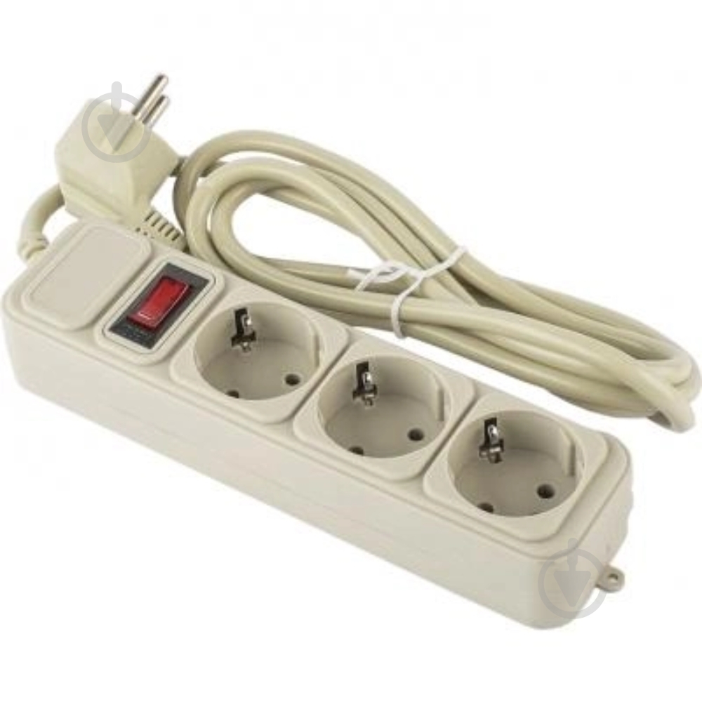 Удлинитель Ultra с заземлением 3 гн. серый 1,8 м SSG3-1.8 - фото 1 Удлинитель Ultra с заземлением 3 гн. серый 1,8 м SSG3-1.8 - фото 1