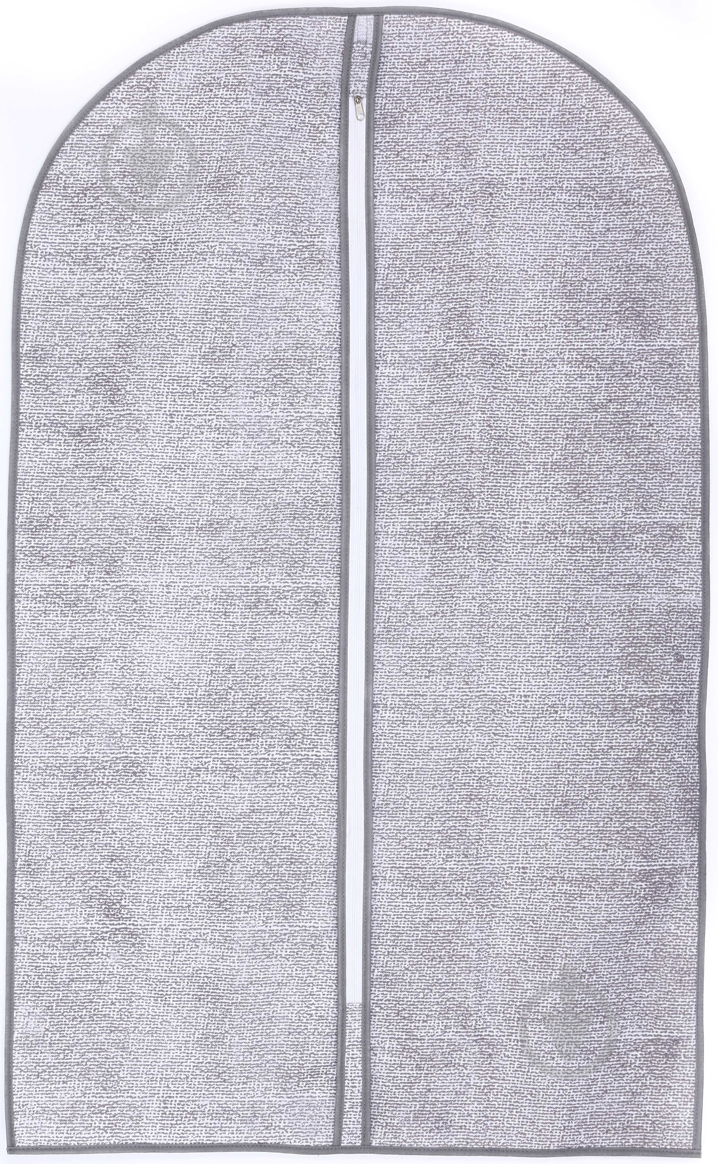 Чехол для одежды Silver Vivendi 120x60 см серый/прозрачный - фото 1
