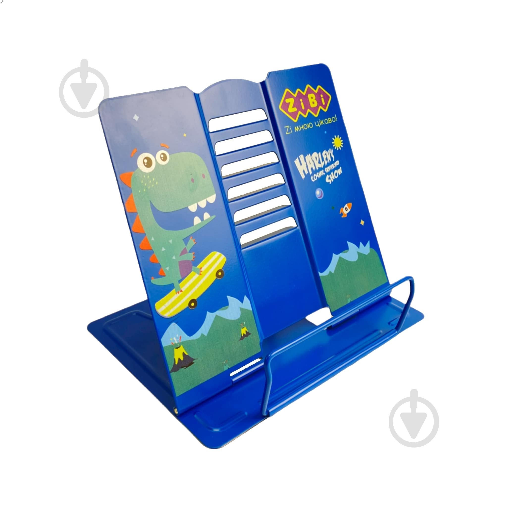 Підставка для книг 200x155x190 мм синя ZB.3502-02 ZiBi - фото 2