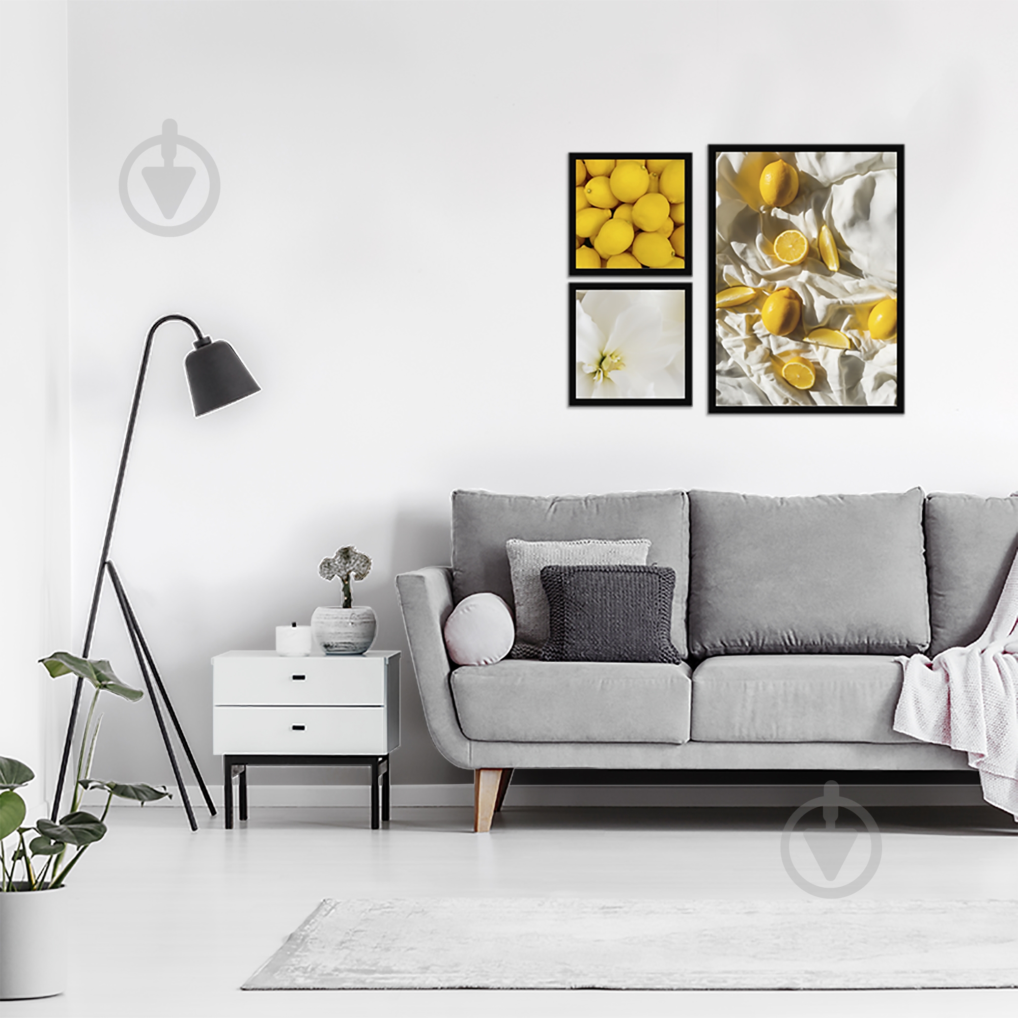 Постер Сочные лимоны 3 шт. WS Holst 2-808228L - фото 3