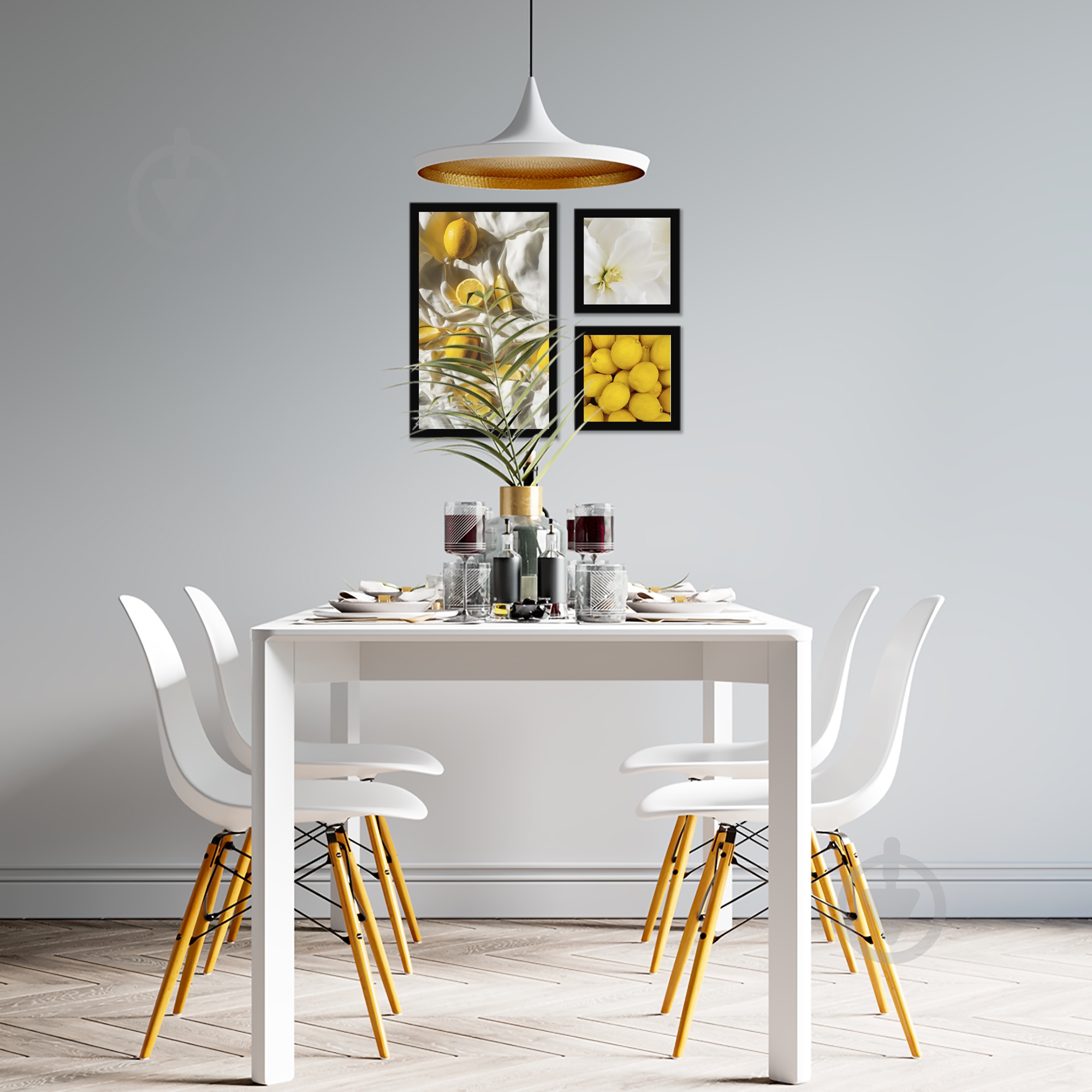 Постер Сочные лимоны 3 шт. WS Holst 2-808228S - фото 2