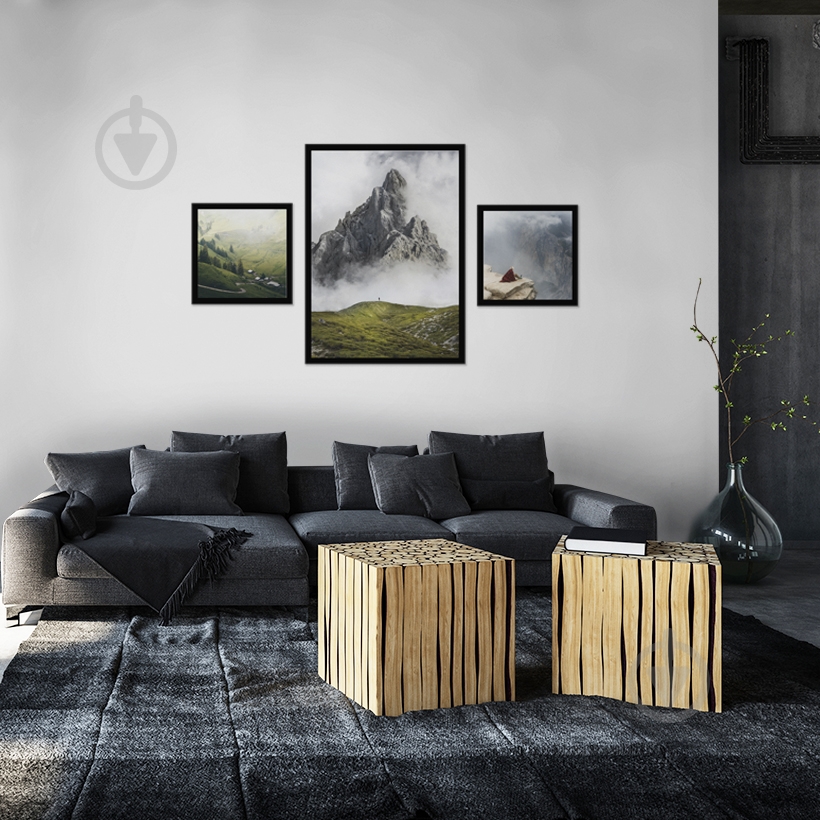 Постер Горы 3 шт. WS Holst 2-808229L - фото 4